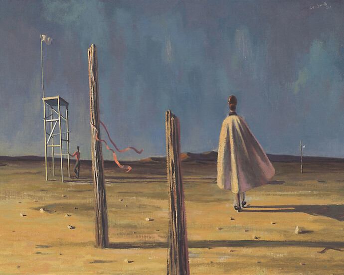 Hughie Lee-Smith, American, 1915-1999
Desert Forms, 1957