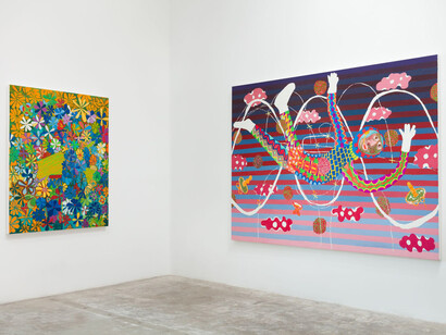 Installation View of Peter Williams: Black Universe. Photo by Michael Underwood. 
