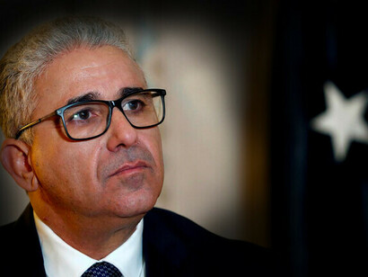 Fathi Bashagha, primo ministro del Parlamento libico. Quando il ministro degli Esteri del governo libico è stato chiamato a presiedere l'assemblea della Lega Araba il 6 settembre 2022 a Tripoli, la delegazione del Cairo ha lasciato la sala in segno di non riconoscimento del governo di unità nazionale libico
