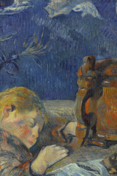 Paul Gauguin. Clovis Sleeping, 1884. Private collection.