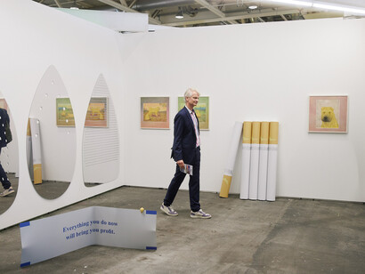 Liste Art Fair Basel 2024, ausstellungsansicht. Mit freundlicher genehmigung der Liste Art Fair Basel
