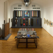 Ursi Fürtler, Textile—Abstract, exhibition view. Courtesy of MAK