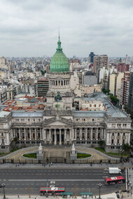 The Congress of the Republic of Argentina in the city of Buenos Aires