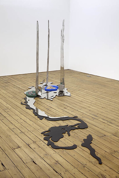 Synthetic Fibres, 2014, Installation view at The Approach, London, FXP Photography, London, Courtesy of The Approach, London