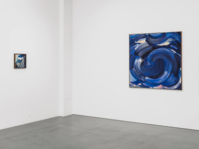 Sigrid Sandström, De blå timmarna (The blue hours), exhibition view. Courtesy of Cecilia Hillström Gallery