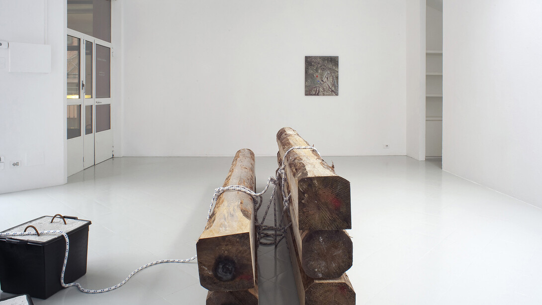 Karsten Födinger & Pieter Vermeersch, Installation View, 2015, Cabinet, Milano, Courtesy Artists and Cabinet Milan, Photo Filippo Armellin