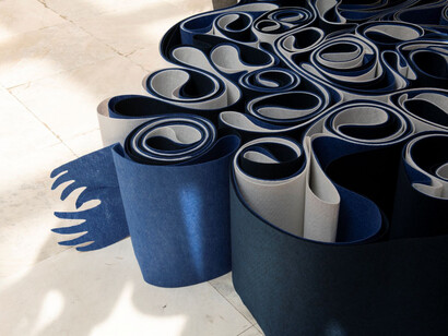 Cristina Salgado, The mother contemplates the sea, exhibition view. Courtesy of Pinacoteca