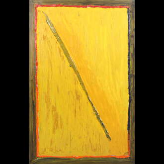 Bozenna Biskupska, Big Cage VII, 2006, oil on canvas, 185x120cm. Courtesy the artist