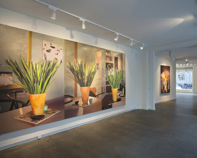 Erik A. Frandsen, Exhibition view. Courtesy of Hans Alf Gallery