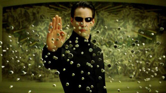 Ciencia ficción. Keanu Reeves en "Matrix"