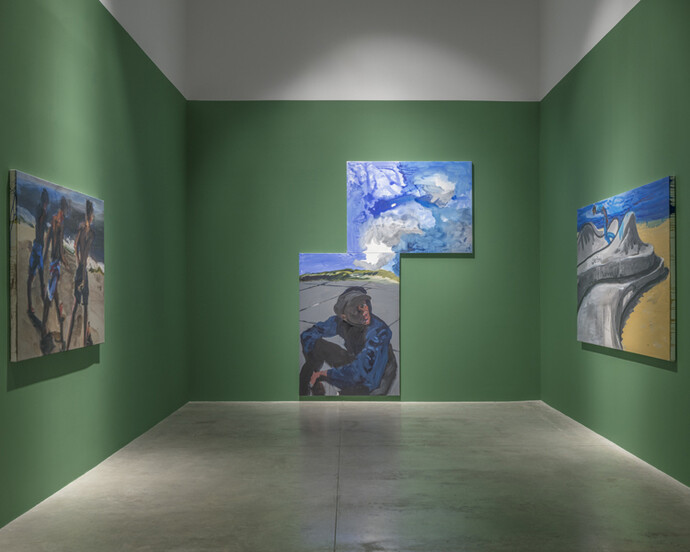 Rainer Fetting, Exhibition view. Courtesy of Albertz Benda