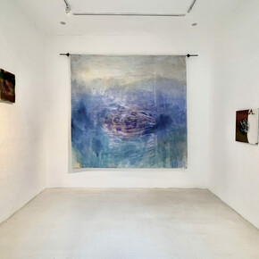 Luis Luna, Círculos de convergencia, vista de exhibición. Cortesía de Galería La Balsa