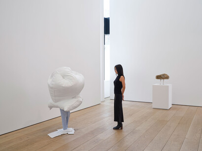 Erwin Wurm, Double dream, exhibition view. Courtesy of Lehmann Maupin