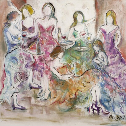 Jackson Junge Gallery, Girls night out (detail), 2002. Courtesy of Jackson Junge Gallery 