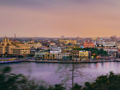 Vista aérea de la Habana, Cuba