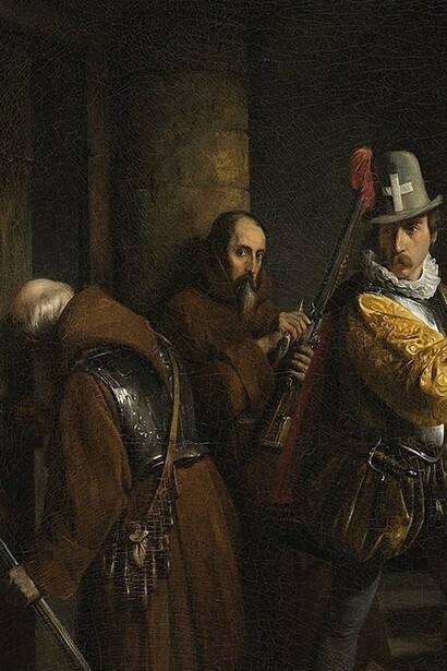 "La noche de Bartolomeo (1572)", Claudius Jacquand, 1837