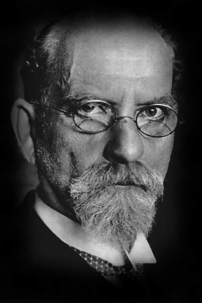 Edmund Husserl (1859-1938), Mathematiker und Philosoph. Aufnahme um 1910