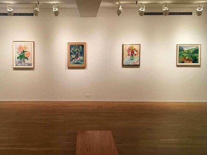 Nell Blaine, Exhbition view. Courtesy of Tibor de Nagy