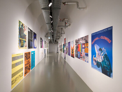 Hype und hochkultur. 75 jahre Wiener festwochen in plakaten, ausstellungsansicht. Mit freundlicher genehmigung des MAK