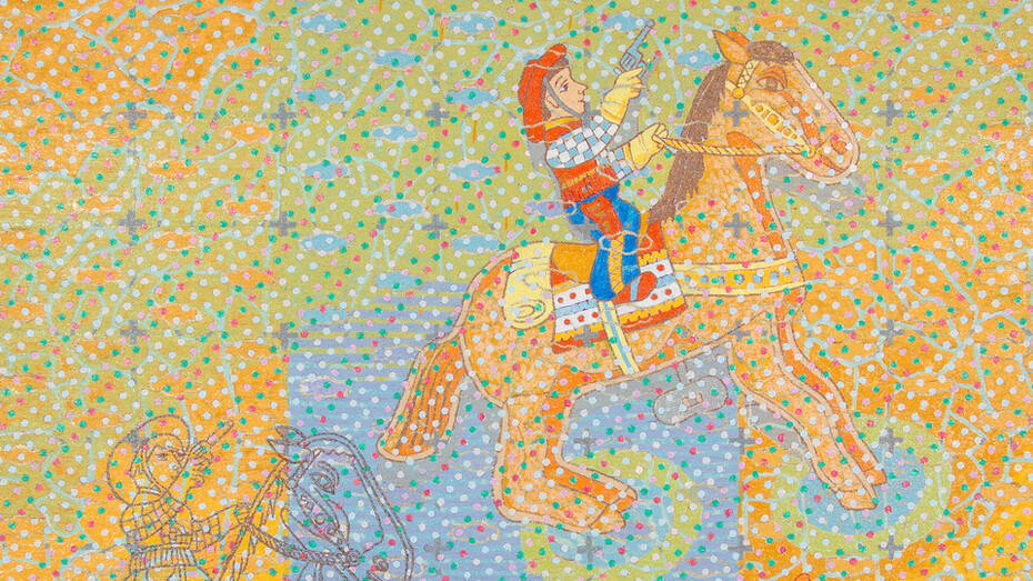 Dieterich Spahn, Toy cowboy. Courtesy of Douglas Flanders and Associates Gallery