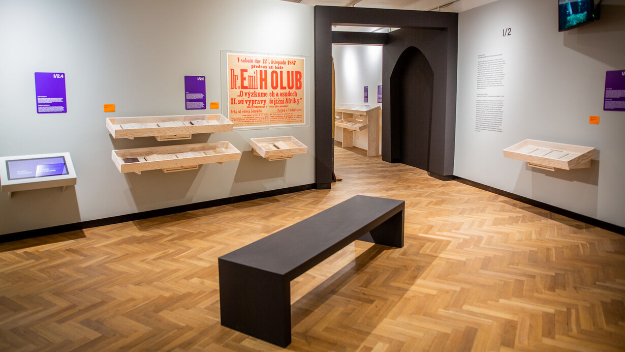 Emil Holub, exhibition view. Courtesy of the Náprstek Museum of Asian, African and American Cultures
