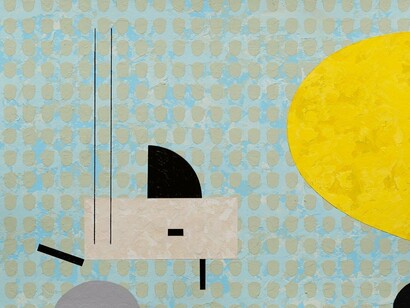 Juan Logan, Small Elegy #11 (detail), 2022, acrylic on paper, 25.5 x 35.5 cm. Courtesy of the artist and Galerie Kremers