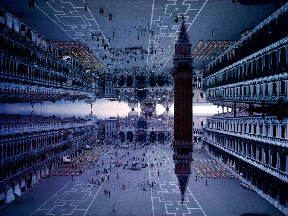 Art Kane, Piazza San Marco 1969, “Look” feature on ‘The Waters of Venice’
© Art Kane Archive
