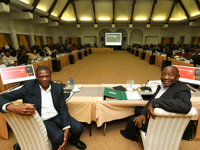 The inaugural Government of National Unity Cabinet Lekgotla, seeing new political leaders coming together to shape South Africa's future, 13 July, 2024