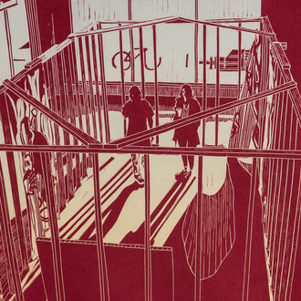 Raymundo Munoz, Intersections (detail). Courtesy of Bitfactory Galler