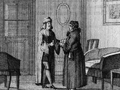 Frontespizio di dramma musicale di Carlo Goldoni, Venezia, Biblioteca di Casa Goldoni