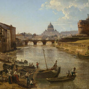 S.F. Shchedrin, New Rome. Castel Sant’ Angelo (detail) 1824. Courtesy of the New Tretyakov Gallery 