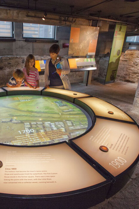 Crossroads Montréal. Courtesy of Pointe-à-Callière
