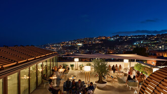 Panorama dal rooftop, De Bonart Naples, Napoli, Italia