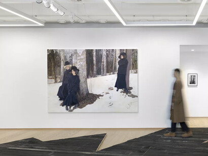 Paulina Olowska, Widows of the wind, exhibition view. Courtesy of Pace Gallery