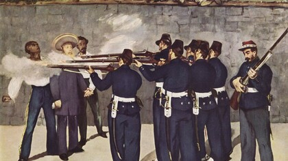 El fusilamiento de Maximiliano (1867), Manet