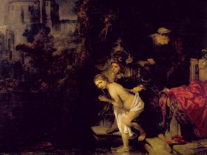 «Susana y los viejos» (siglo XVII), Rembrandt