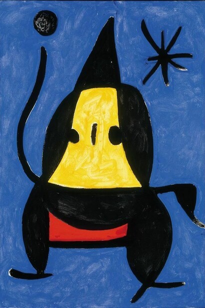 Joan Miró - Senza Titolo, 1978 - Olio su tela, 92 x 73 cm - Fundació Pilar i Joan Miró, Mallorca. © Successió Miró by SIAE 2012. Foto: © Joan Ramón Bonet & David Bonet / Cortesía Archivo Fundació Pilar i Joan Miró a Mallorca