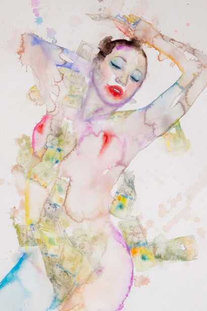 Fahren Feingold, Manifesting riches. Courtesy of The Untitled Space Gallery