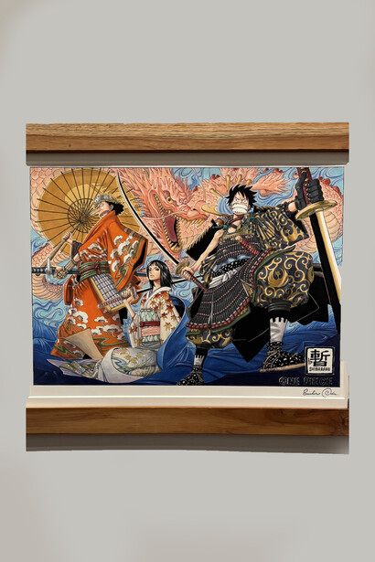 Original manga artwork from “Art of Manga” at the de Young Museum in San Francisco, USA