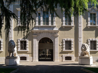 Domenico Ghidoni, Leoni, vista della mostra. Per gentile concessione della Fondazione Brescia Musei