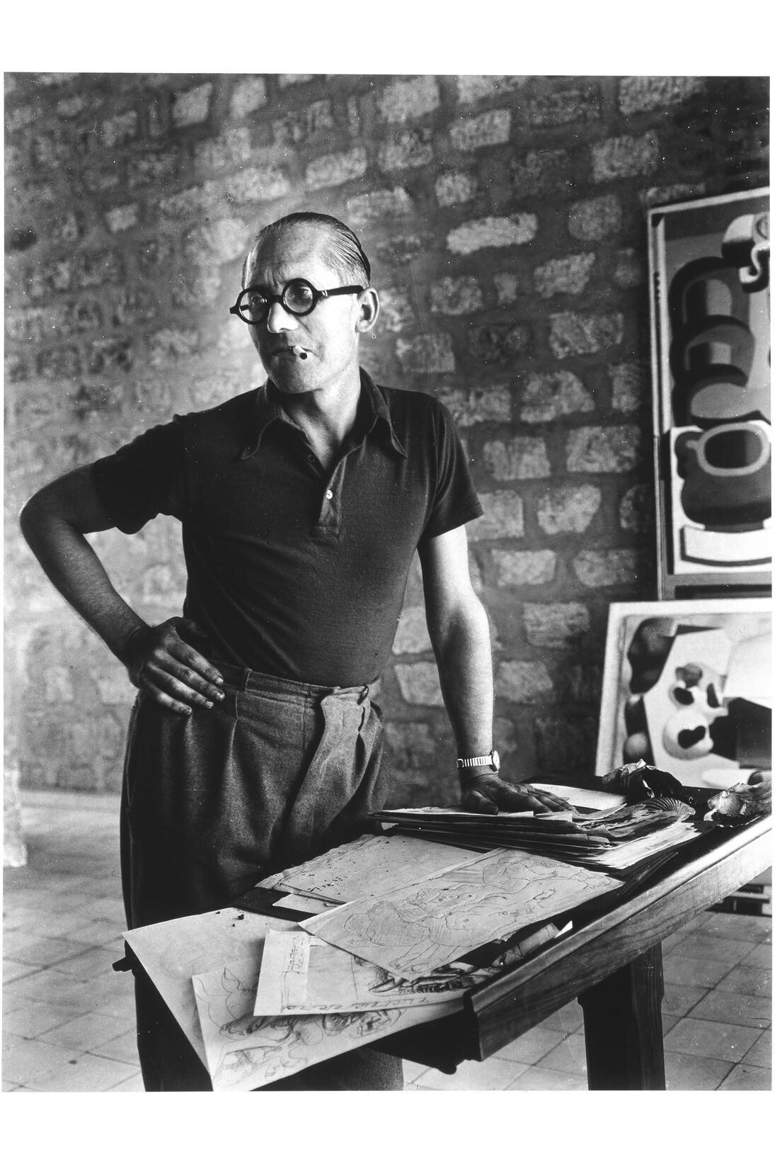 Rogi  André, Le Corbusier, CA. 1937 © Centre Pompidou, G. Meguerditchian