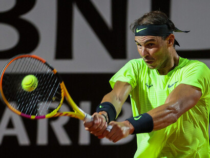 Il nove volte vincitore qui al Foro, Rafael Nadal – Foto Giampiero Sposito