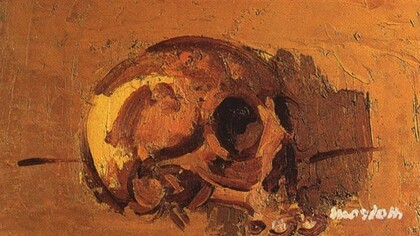 Ennio Morlotti, Teschio, 1974