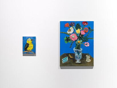 Georgina Gratrix, Sunday painting, exhibition view. Courtesy of Dirimart