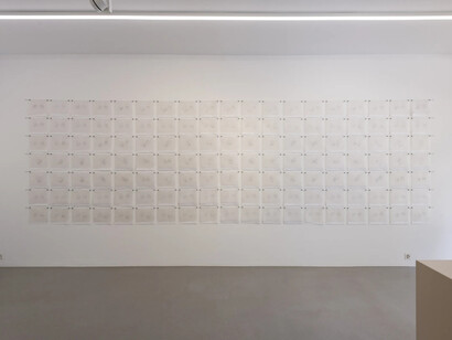 Francis Alÿs, Handspiele (Hand games), exhibition view. Courtesy of Galerie Peter Kilchmann
