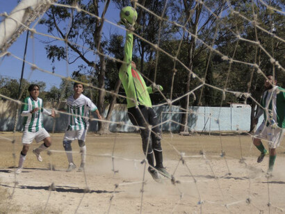 Partido de futbol llanero, México