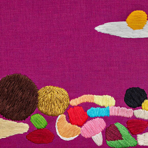 Erica van Zon, Lolly landscape, 2025. Courtesy of Jhana Millers Gallery