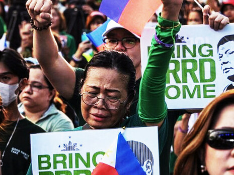Supporters flood the streets in a massive show of force, denouncing what they call the illegal and politically motivated arrest of Duterte