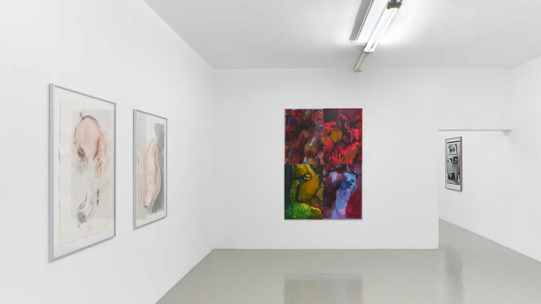 Vari artisti, The rosy crucifixion, vista della mostra. Per gentile concessione di Galleria Massimo Minini