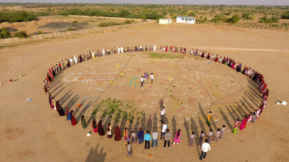 Village Mapping at Kunariya (Kachchh), India - combining direct and representative democracy @ Kunariya Panchayat